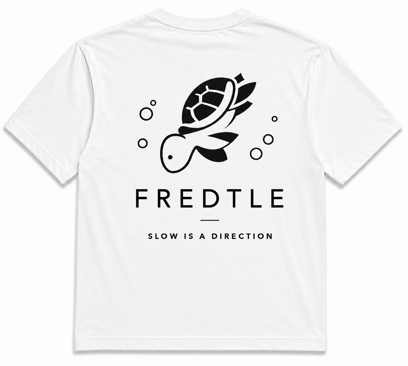 Early FREDTLE back graphic placement study