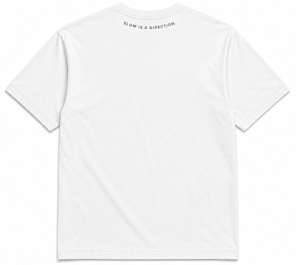 White FREDTLE tee back view